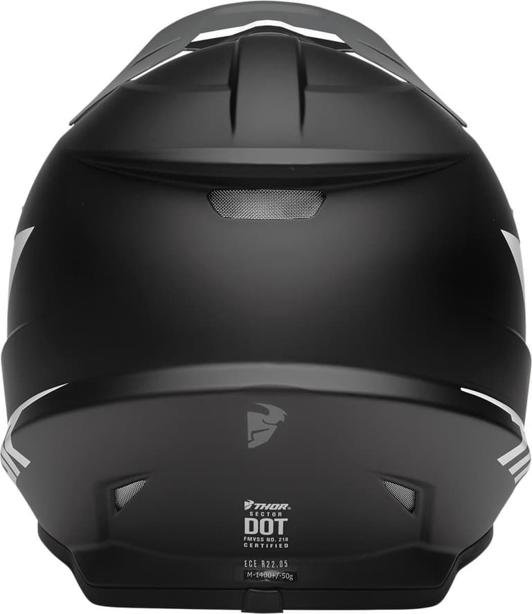 BHDT-THOR-01107345 Sector Helmet - Chev - Gray/Black - Small