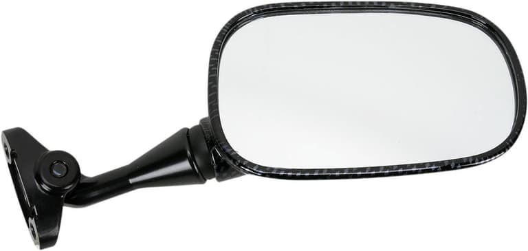 26N1-EMGO-20-87033 Mirror - Side View - Carbon Fiber - Rectangle - Right - Honda