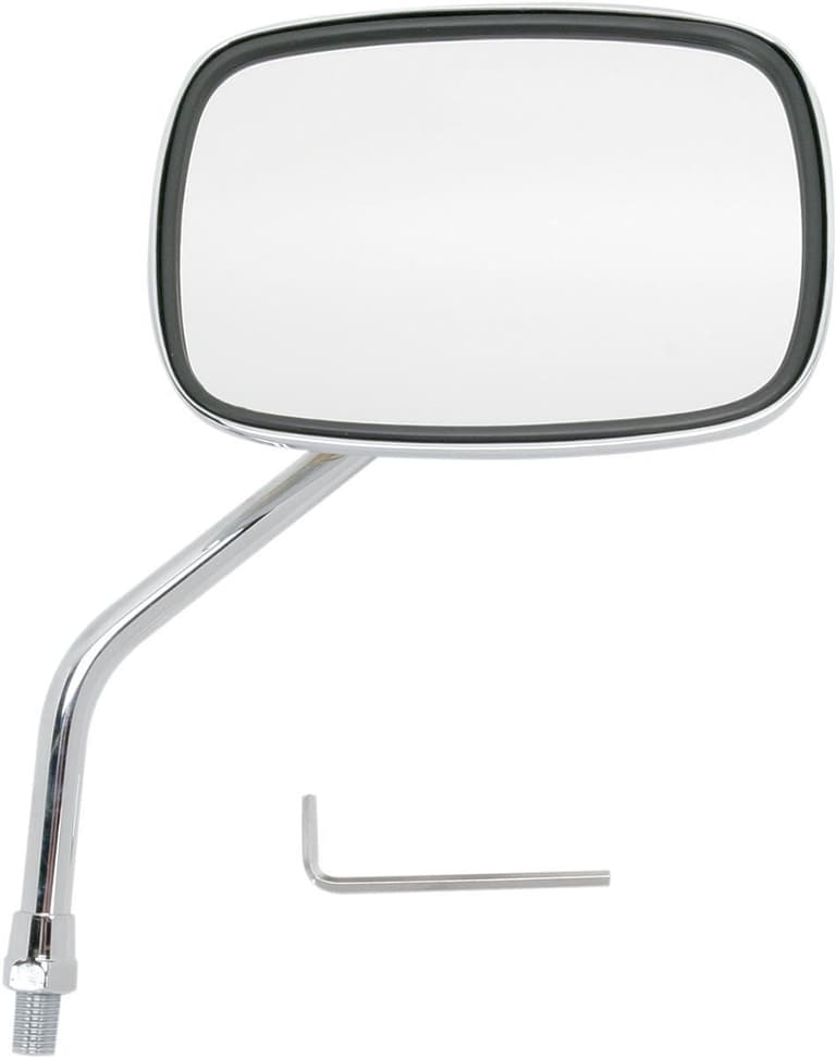 256R-EMGO-20-31758A Live to Ride Free Mirror - Chrome/Gold - 10 mm - Left