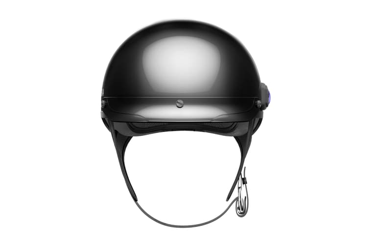 86W2-SENA-CAVALRY-CL-GB-M Cavalry Solid Smart Helmet Black - MD