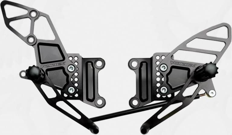 1SEA-VORTEX-RS407K Adjustable Rear Set - Black