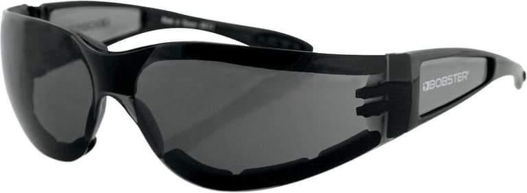 2FUU-BOBSTER-ESH201 Shield II Sunglasses - Gloss Black - Smoke