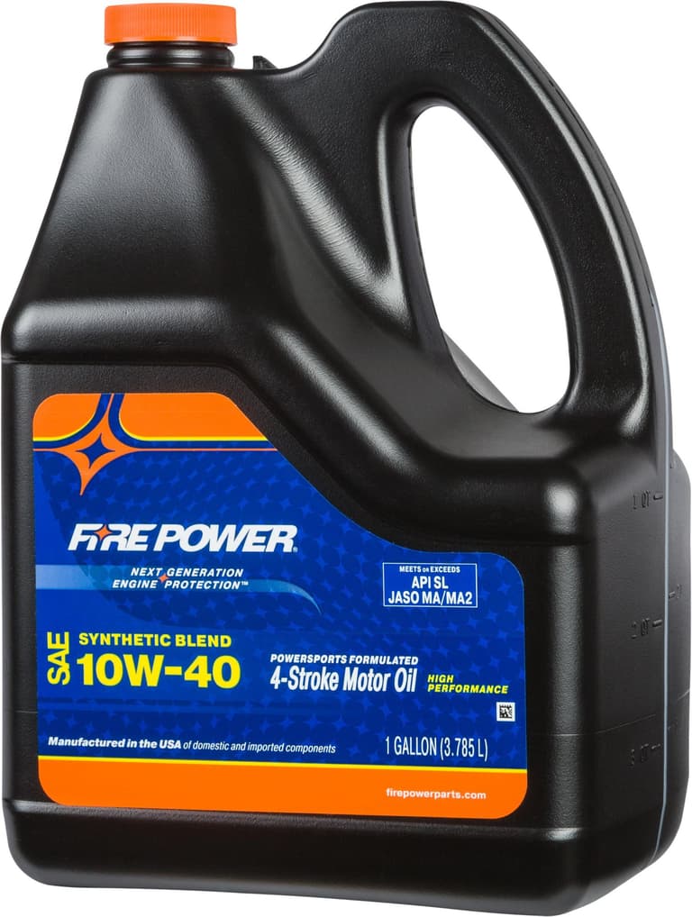 AHWL-FIRE-POWER-196983 Synthetic Blend 4-Stroke Oil 10W-40 - 1 Gallon
