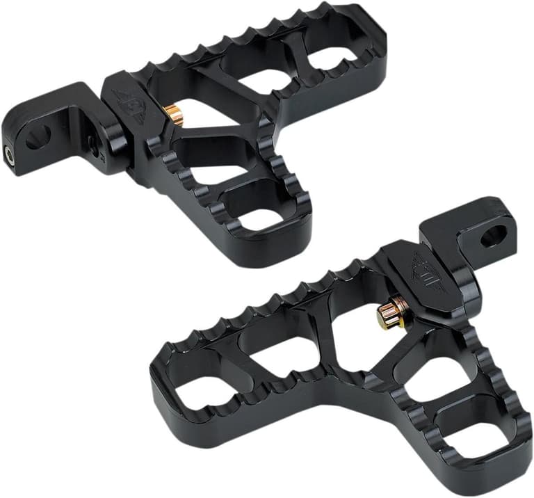 1RTI-JOKER-MACHI-08-62-3B Adjustable Serrated Footpegs - Black - XL