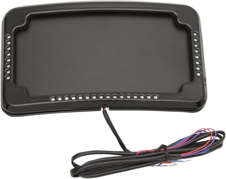 252H-CYCLE-VISIO-CV4640B License Plate Mount - Lighted Frame