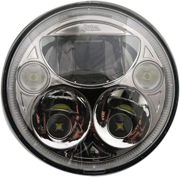 23CS-CUSTOM-DYNA-CDTB-7-C LED Headlight - 7" - Chrome - Each