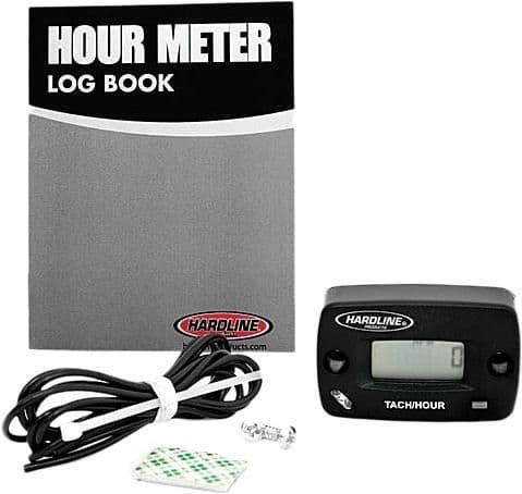 2A1G-HARDLINE-HR-8061-2 Hour/Tach Meter with Log Book