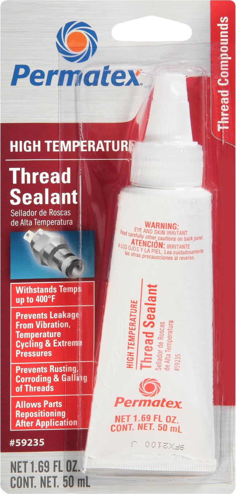 4N2V-PERMATEX-59235 High Temperature Thread Sealant - 50 ml Tube