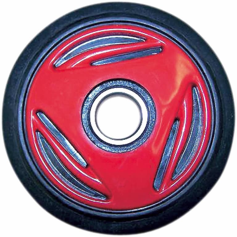 32Y1-PARTS-UNLIM-47020033 Idler Wheel with Bearing 6205-2RS - Red - Group 10 - 165 mm OD x 1" ID