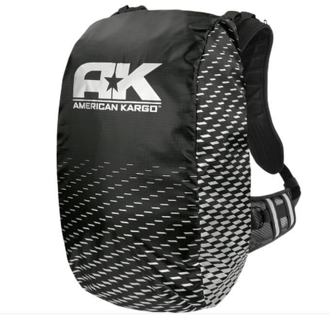 2WKD-AMERICAN-KA-3517-0333 Rain Cover for Trooper Backpack - Black