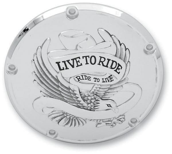 1DZ2-DRAG-SPECIA-11070158 Live to Ride Derby Cover - 5-Hole - Gold