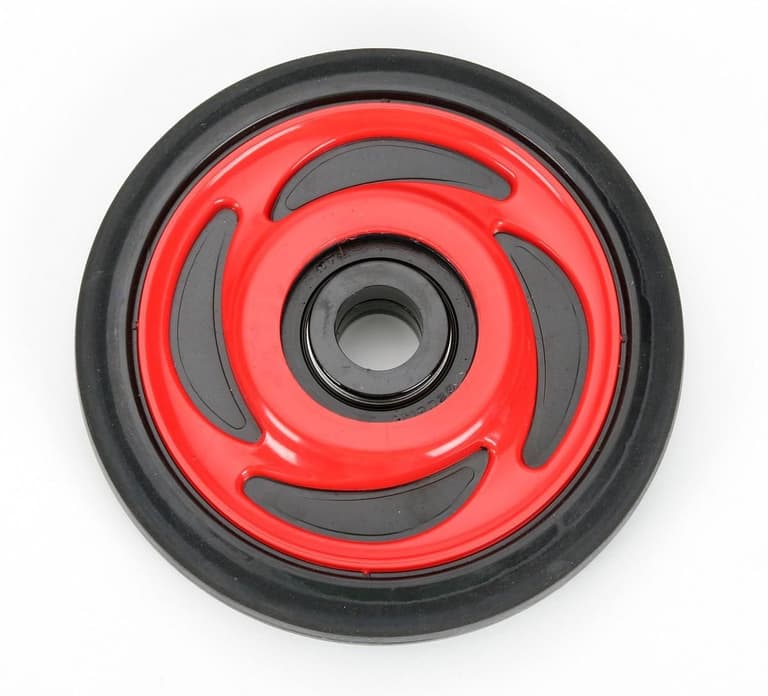 32Y4-PARTS-UNLIM-47020040 Idler Wheel with Insert/Bearing 6205-2RS - Indy Red - Group 8 - 5.35" OD x 0.75" ID