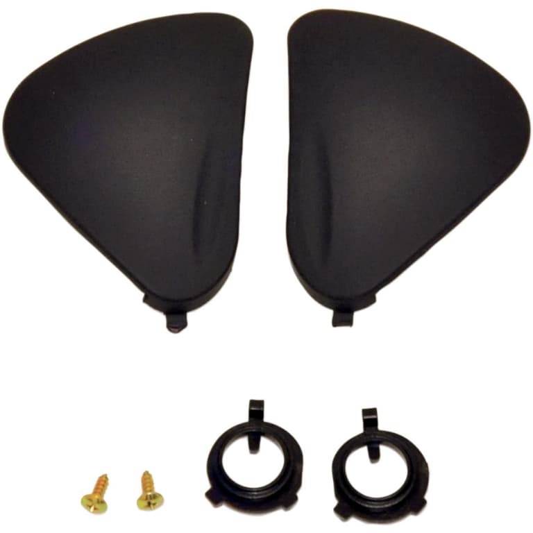 4GX-AFX-0133-0270 Helmet Side Covers with Screws for FX-48 - Flat Black
