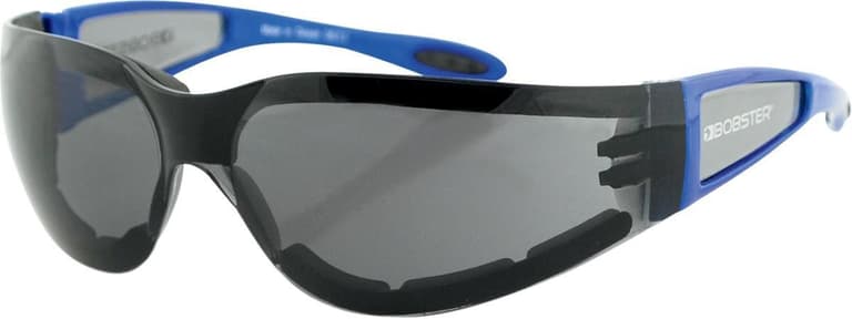 2FUX-BOBSTER-ESH211 Shield II Sunglasses - Gloss Blue - Smoke