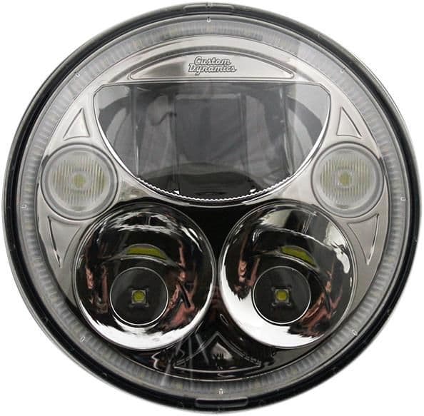 23CO-CUSTOM-DYNA-CDTB-575-C LED Headlight - 5-3/4" - Chrome - Each