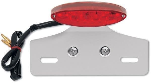23LH-DRAG-SPECIA-20100387 Taillight/License Plate Mount - Cat Eye -Red Lens - Clear LED