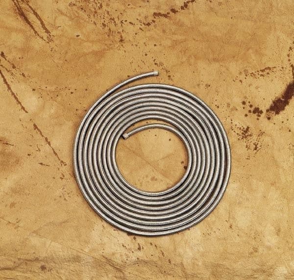 382K-DRAG-SPECIA-DS096605 Braided Oil/Fuel Line - Stainless Steel - 1/4" - 3'