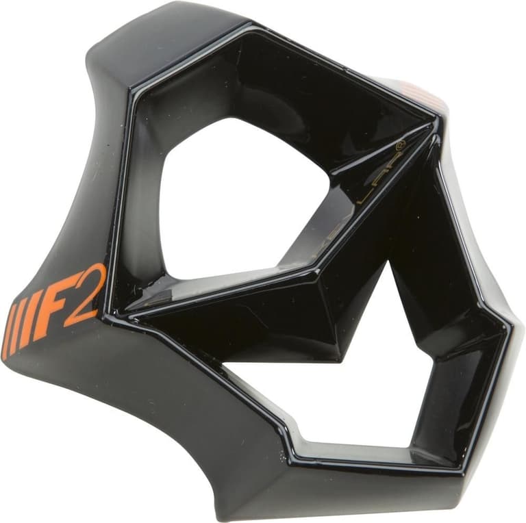 98KD-FLY-RACING-73-48408 Mouthpiece for HMK F2 Cross Helmets - Black/Orange