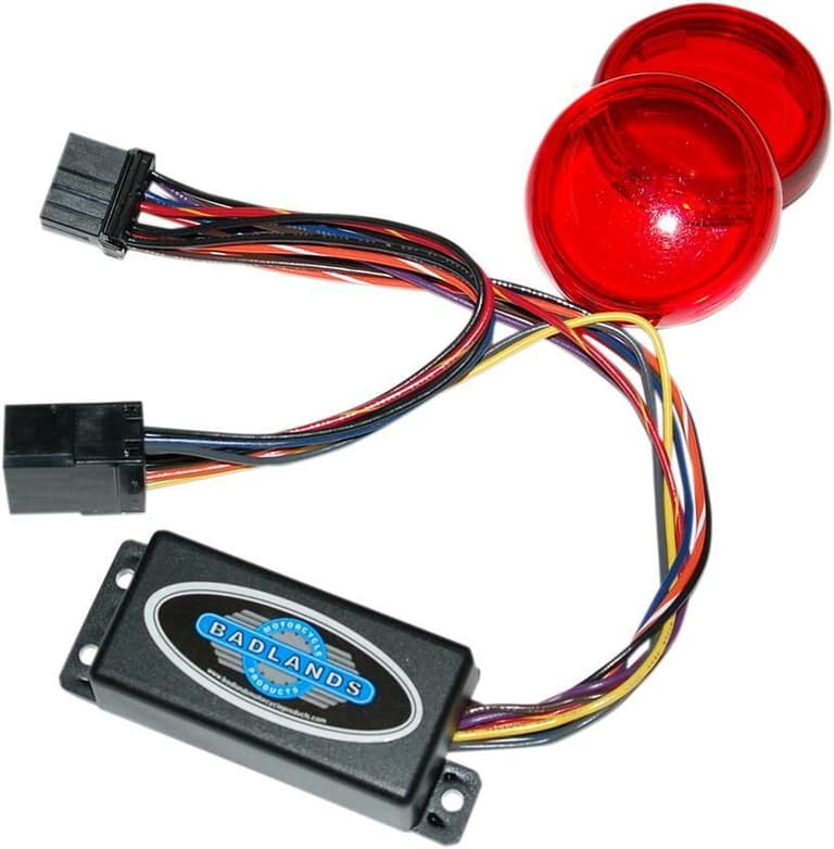 2654-BADLANDS-ILL-03-RL-C Plug-In Illuminator with Red Lenses - 8 Pin