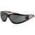 2FUY-BOBSTER-ESH221 Shield II Sunglasses - Gloss Red - Smoke