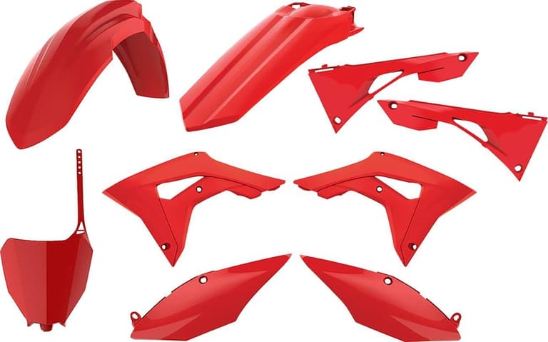 91QC-POLISPORT-90722 Body Kit - Complete - Red - CRF 250R/450R