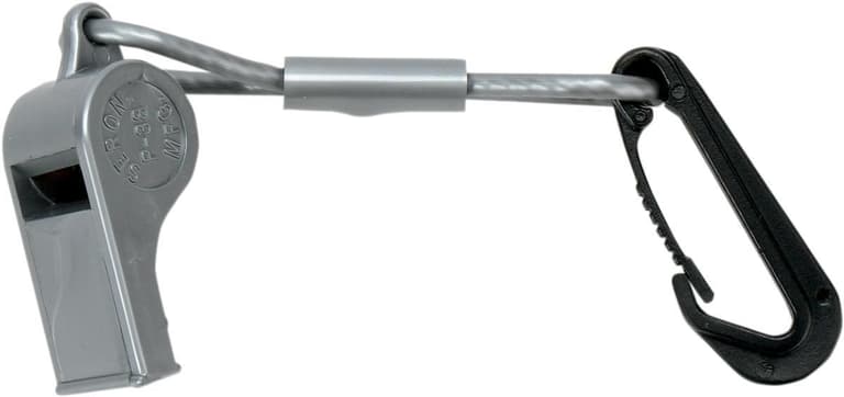 35OB-ATLANTIS-A2709C Whistle With Clip - Grey