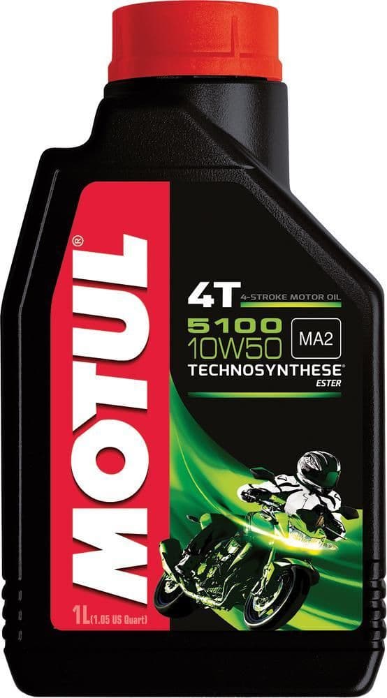 2WWN-MOTUL-104074 5100 4T Synthetic Blend Oil - 10W-50 - 1L