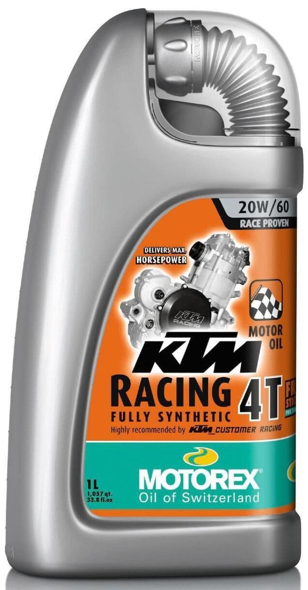 2WWE-MOTOREX-102259 KTM Racing 4T Oil - 20W60 - 1L.