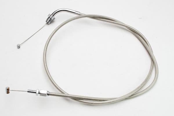 85NX-MOTION-PRO-62-0347 Armor Coat Stainless Steel Push Throttle Cable