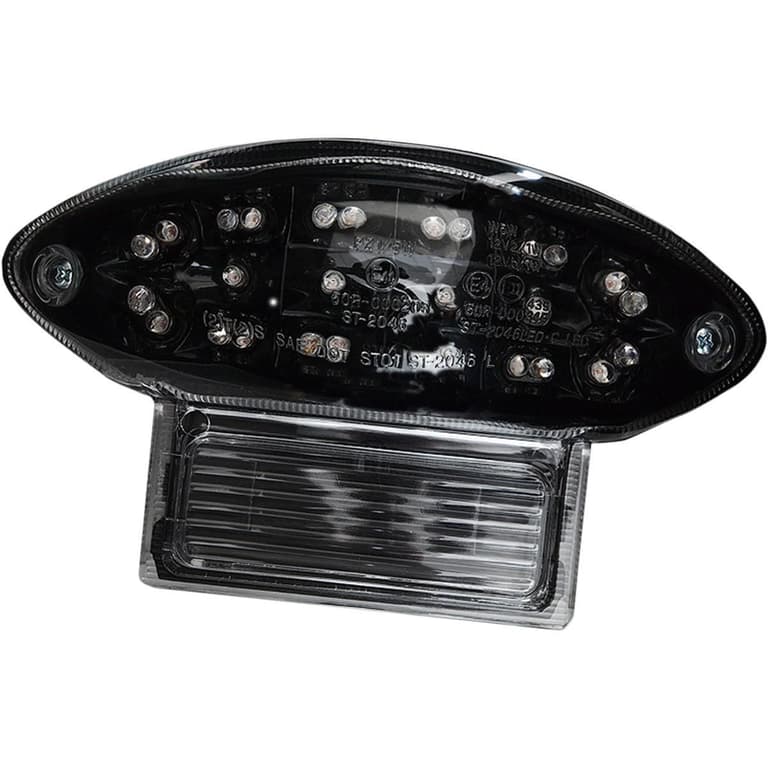 23WE-MOTO-MPH-MPH-2046B Integrated Taillights - Blackout