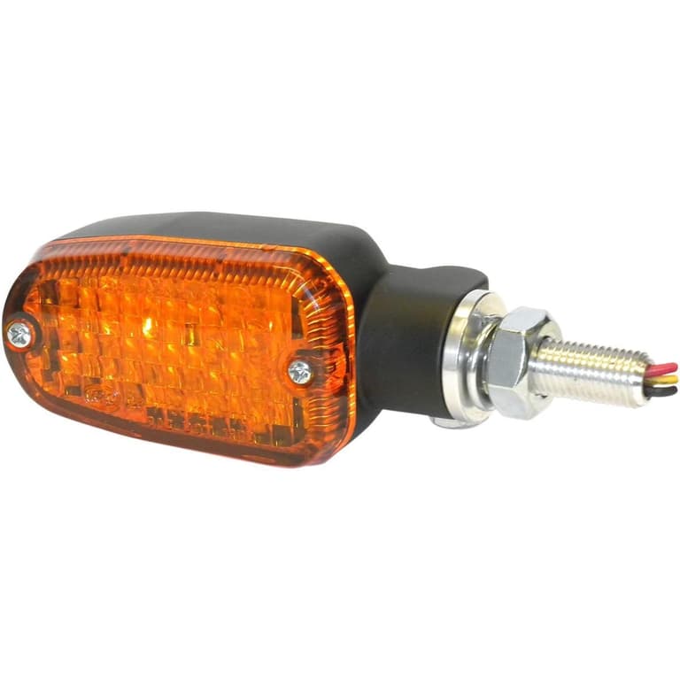 24DB-K-S-TECHNOL-26-7701BK DOT LED Marker Lights - 3 wires - Black/Amber
