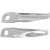 22SP-COMPETITION-1GPH-S Footpegs - Silver - Honda