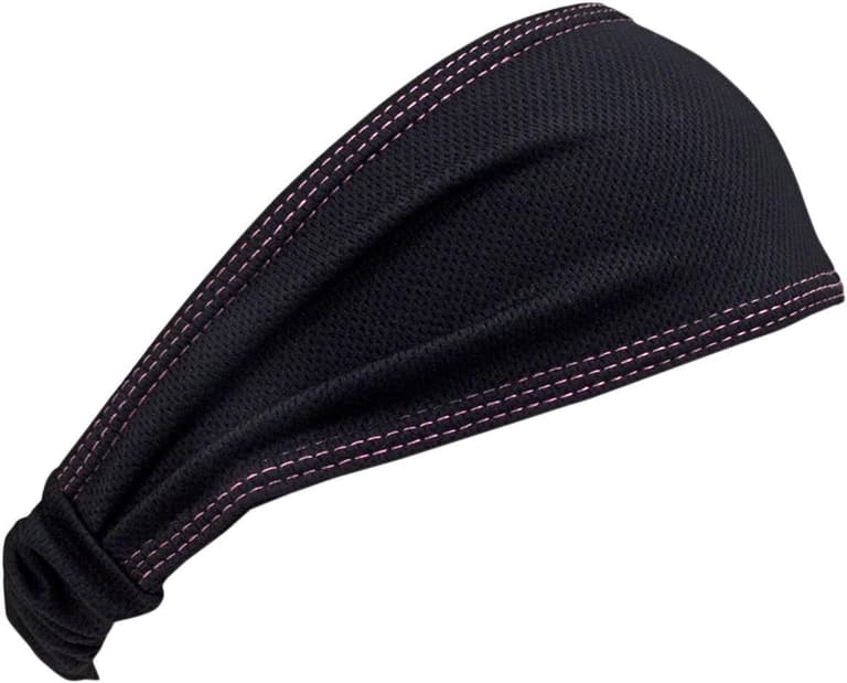 2EZB-SCHAMPA-DZ015B-09 Mini Doo-Z Coolskin Headwrap - Black/Pink