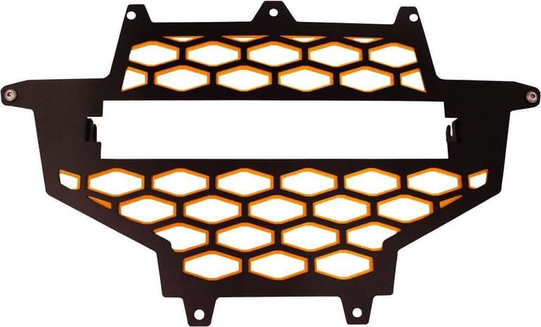 47IC-MODQUAD-RZR-FGL-XP-OR Front Grill without 10in. Light Bar - Black/Orange
