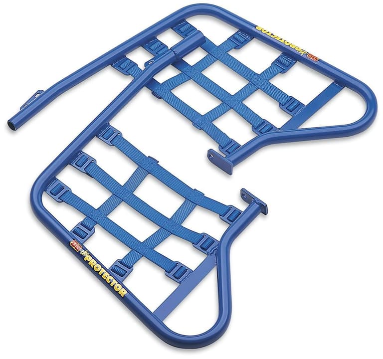 37DR-DG-PERFORMA-54-4330 Steel Nerf Bars - Blue Bar - Blue Web