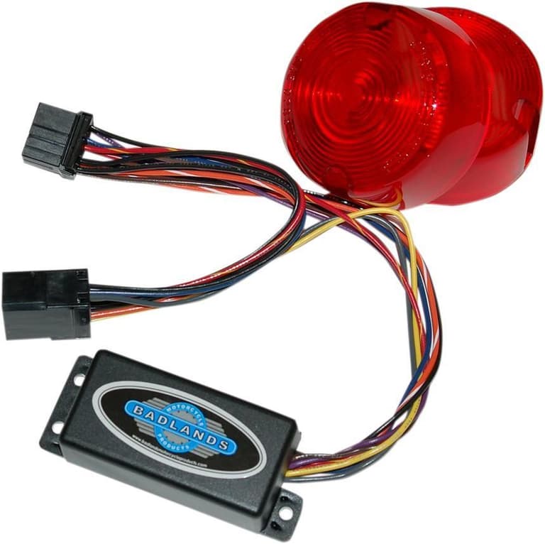 2653-BADLANDS-ILL-03-RL-B Plug-In Illuminator with Red Lenses - 8 Pin