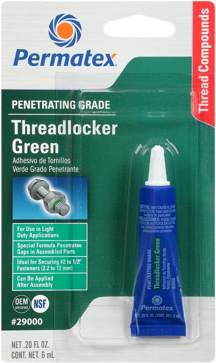 2J86-PERMATEX-29000 290 Threadlocker - Green - 0.2 U.S. fl oz.