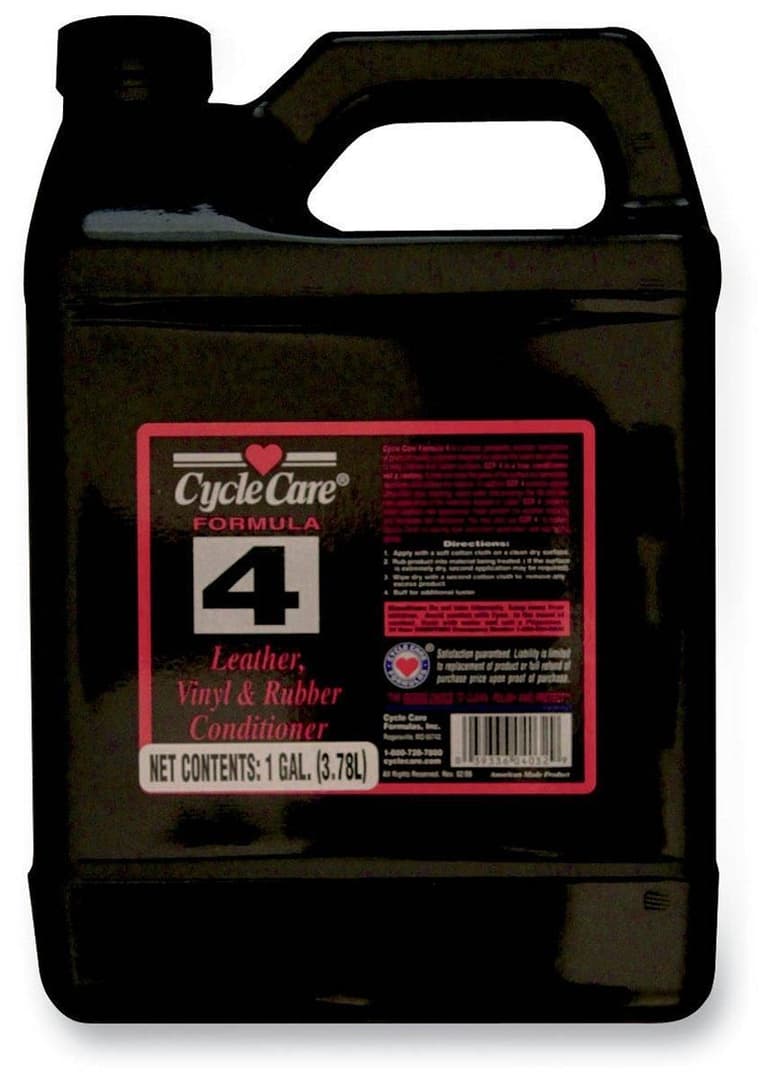 2XEB-CYCLE-CARE-04128 Formula 4 Leather, Vinyl and Rubber Conditioner - 1gal.