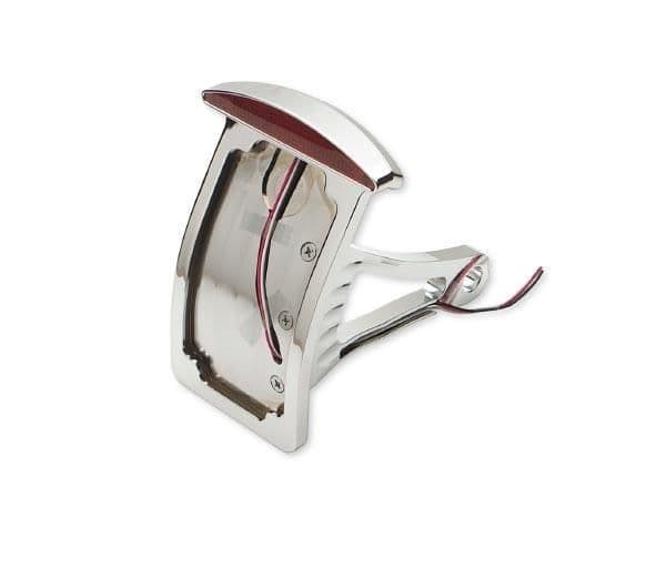 23LT-DRAG-SPECIA-20100552 Side Mount Taillight/License Plate Mount - Curved Vertical - Half-Moon