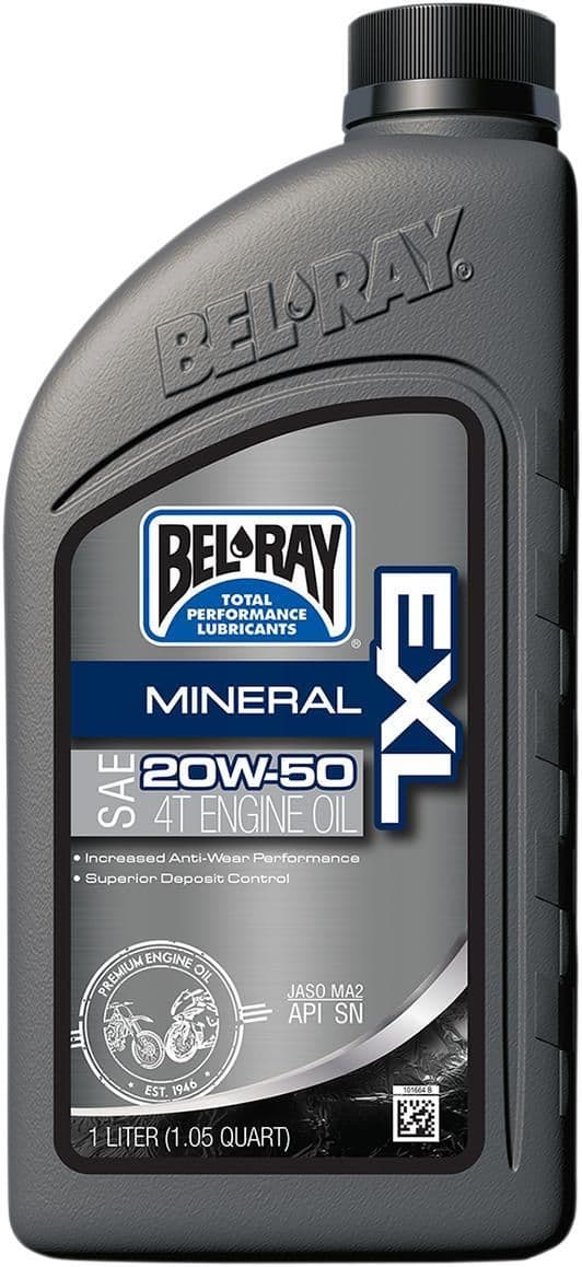 2WXQ-BELRAY-99100-B1LW EXL 4T Mineral Oil - 20W-50 - 1L