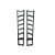 1S38-RACE-SHOP-I-FH-3-B Dumpers Running Board Traction - Black