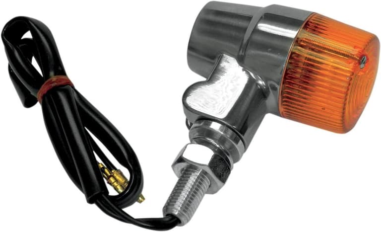 25KH-K-S-TECHNOL-25-8602 Marker Light - Single Filament - Amber/Aluminum