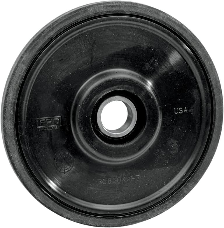 32YA-PARTS-UNLIM-47020062 Idler Wheel with 6004-2RS Bearing - Black - 5.63" OD x 20 mm ID