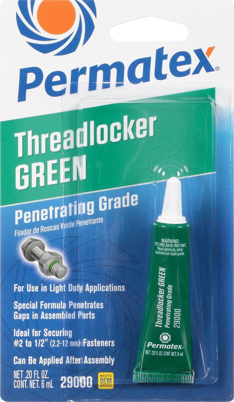 2J86-PERMATEX-29000 290 Threadlocker - Green - 0.2 U.S. fl oz.