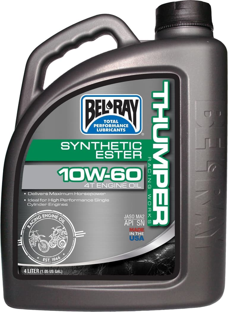 2X00-BELRAY-99551-B4LW Thumper Racing Works Full Synthetic Ester 4T Engine Oil - 10W60 - 4L.