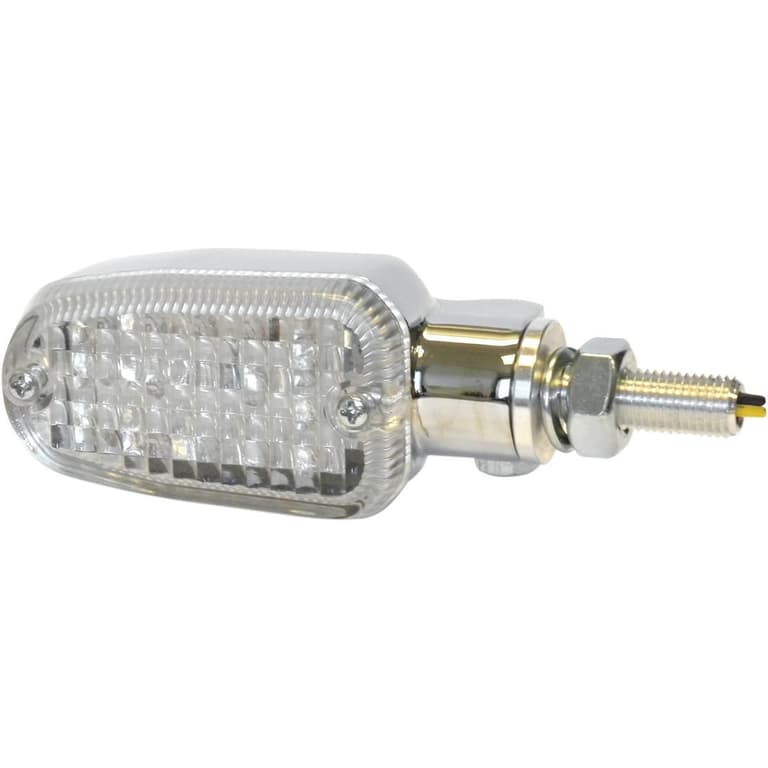 24FO-K-S-TECHNOL-26-5314 DOT LED Marker Lights - 3 wires - Chrome/Clear