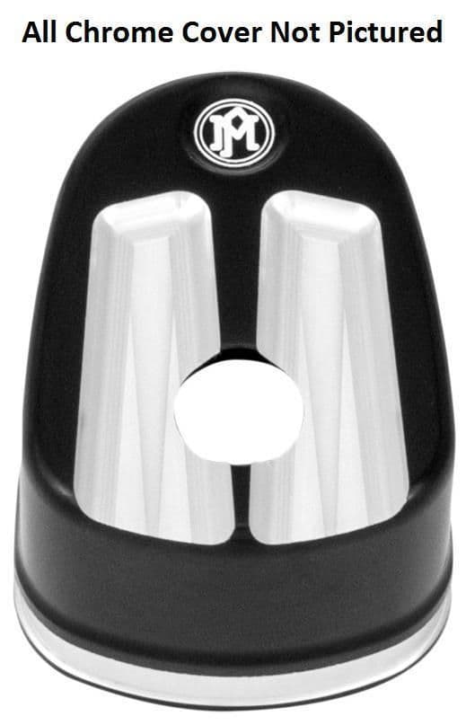 27J0-PERF-M-0177-2039SCA-CH Ignition Switch Cover - Scallop - Chrome