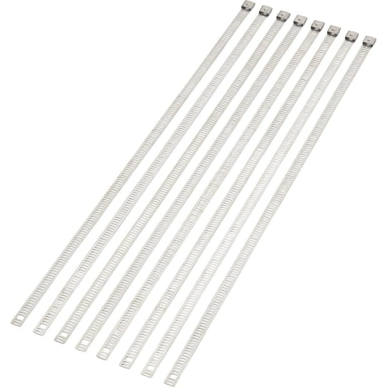 29T0-MOOSE-RACIN-21200644 Ladder-Style Cable Ties - 14in. - Silver