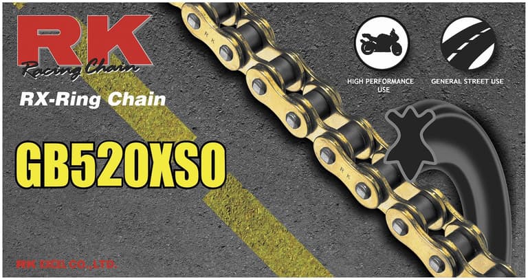 3DK3-RK-GB520XSO-118 520 XSO GB RX-Ring Chain - 118 Links