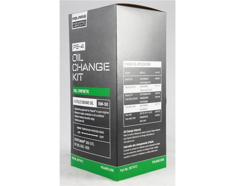2877473 PS 4 Oil Change Kit 